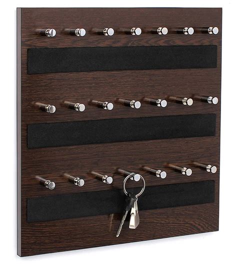 metal key box with hooks|hanging hooks for key holder.